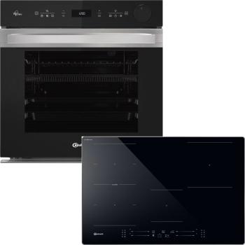 Bauknecht BAKO AirFry XL - Set aus Backofen mit Soft Steam & Pyrolyse BIK5S DP8F2 ES & Induktionskochfeld BS 2677F CPAL, 77 cm
